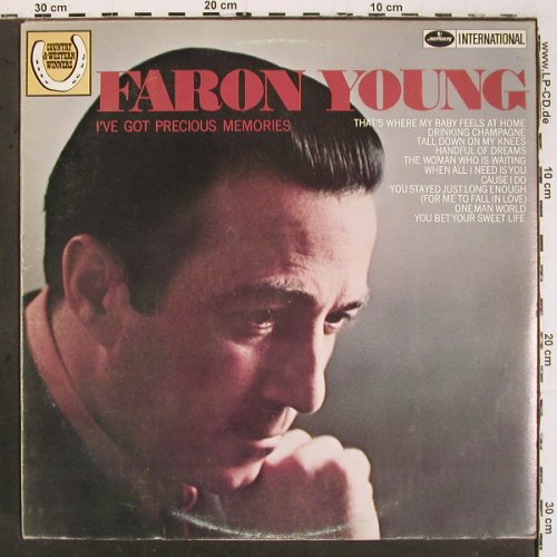 Young,Faron: Now I've got Precious Memories, Mercury (134 576 MFY), NL, m-/vg+, 1969 Typ: LP Best.-Nr.: V6481 Preis: 7,50 Euro.