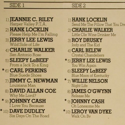 V.A.40 Country Classics: J.C.Riley... J.Cash, Foc, Pickwick (PLD 8011), UK, Lim.Ed Typ: 2LP Best.-Nr.: V6487 Preis: 7,50 Euro.