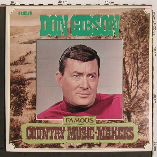 Gibson,Don: Famous Country-Music Makers, Foc, RCA(PL 42002), UK, 1976 - 2LP - V6834 - 9,00 Euro