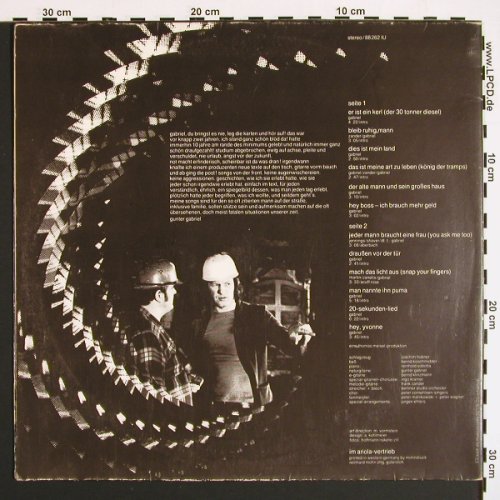 Gabriel,Gunter: Das Ist Meine Art, Foc(PosterCover), Hansa/Stern(88 262 IU), D,  - LP - V7048 - 6,00 Euro