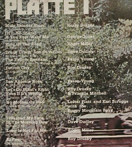V.A.24 Country and Western Favorite: Rusty Draper... Faron Young, Foc&sup2;, Mercury (H 72 BX206), D Typ: 2LP Best.-Nr.: V7582 Preis: 7,50 Euro.