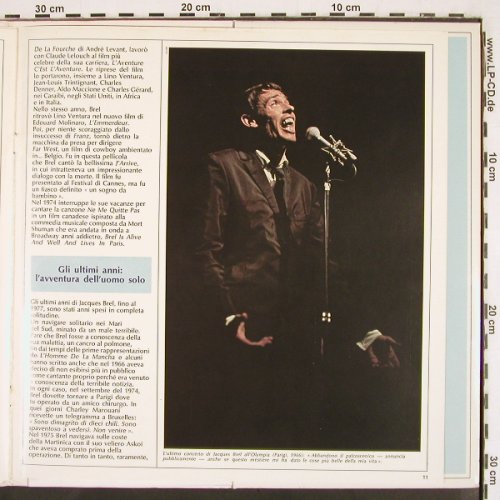 Brel,Jacques: Hitparade International, Foc,Bookl., Armando Curcio (HP-34), I, 1982 Typ: LP Best.-Nr.: V2595 Preis: 7,50 Euro