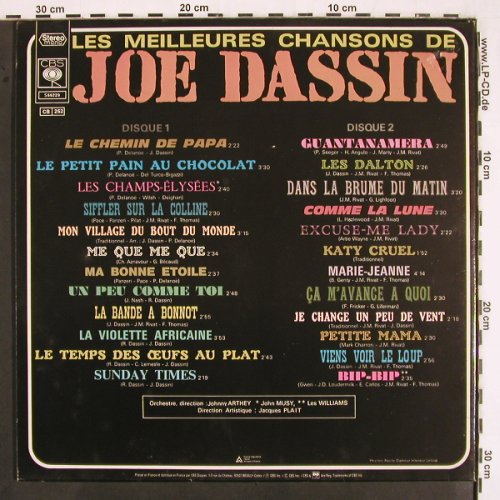 Dassin,Joe: Les Milleures Chansons de, Foc, CBS (S66229), F Typ: 2LP Best.-Nr.: V2597 Preis: 9,00 Euro