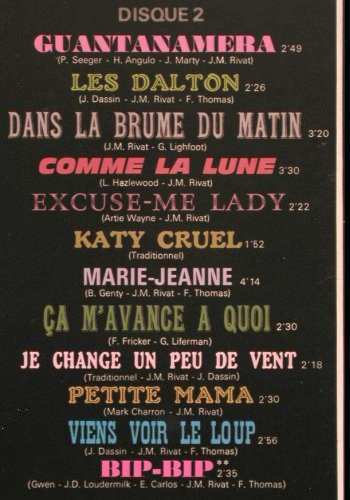 Dassin,Joe: Les Milleures Chansons de, Foc, CBS (S66229), F Typ: 2LP Best.-Nr.: V2597 Preis: 9,00 Euro