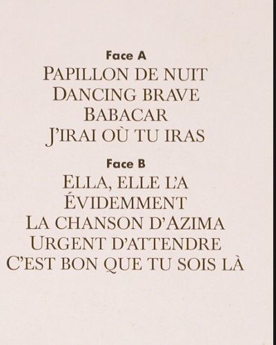 Gall,France: Babacar, WEA (242 096-1), D, 1987 Typ: LP Best.-Nr.: V3724 Preis: 6,00 Euro