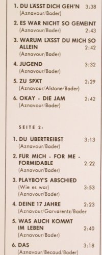 Aznavour,Charles: In Deutschland, Barclay(MLP 15.202), D,  - LP - V5880 - 7,50 Euro