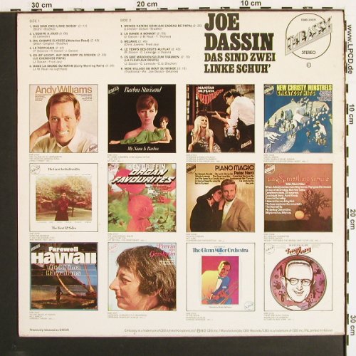 Dassin,Joe: Das sind zwei linke Schuh', Embassy(EMB 31071), NL, Ri, 1972 - LP - V7302 - 6,00 Euro
