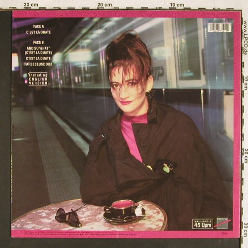 Loeb,Caroline: C'est La Ouate *4, Barclay(885 341-1), D, 1987 - 12inch - V7701 - 5,00 Euro