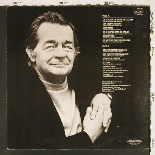 Reggiani,Serge: Same (Le Zouave du pont de  L'Alma), Polydor(2393 324), F, 1982 - LP - V7763 - 6,00 Euro