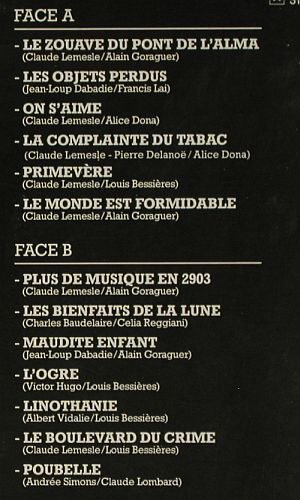 Reggiani,Serge: Same (Le Zouave du pont de  L'Alma), Polydor(2393 324), F, 1982 - LP - V7763 - 6,00 Euro