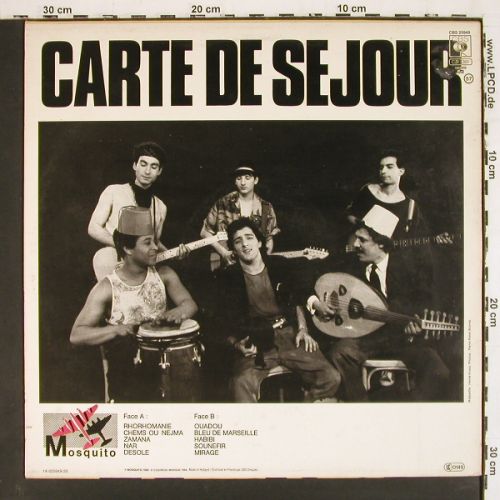 Carte De Sejour: Rhorhomanie, m-/vg+, CBS(CBS 25 949), NL, 1984 - LP - V7764 - 9,00 Euro