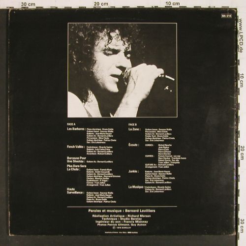 Lavilliers,Bernard: Les Barbares, Foc, m-/vg+, Barclay(90.069), F, 1976 - LP - V7867 - 7,50 Euro