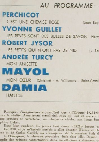 V.A.A L'Europeen vers 1930: avec Georgius,Berthe Sylva, Mayol.., Odeon (OSX 503), F, m &sol;vg+ Typ: LP Best.-Nr.: V7870 Preis: 9,00 Euro.