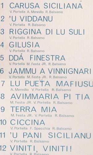 Sangiorgi,Tony: Ciao Sicilia...,Foc, sign., Alpha Records (3022), I, 1975 Typ: LP Best.-Nr.: V5035 Preis: 7,50 Euro