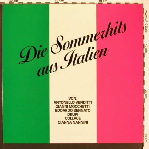 V.A.Die Sommer Hits aus Italien: Antonello Venditti... Gianna Nanini, Dischi (0901.003), D, 6Tr., 1978 Typ: LP Best.-Nr.: V6021 Preis: 5,00 Euro
