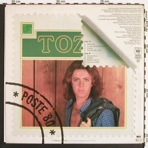 Tozzi,Umberto: Tozzi, Foc, CBS (CBS 84280), NL, 1980 Typ: LP Best.-Nr.: V7196 Preis: 7,50 Euro.