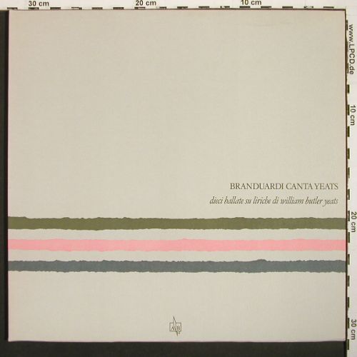 Branduardi Canta Yeats: Dieci Ballate su Liriche di W.B.Foc, Ariola (207 783), D, Foc, 1986 Typ: LP Best.-Nr.: V7544 Preis: 7,50 Euro.