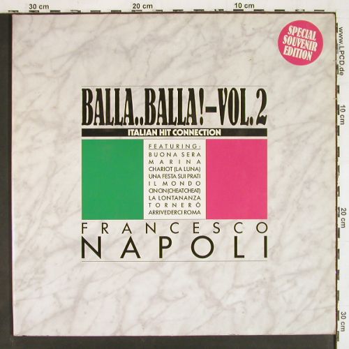 Napoli,Francesco: Balla Balla-Vol.2, rec.1 vg+&sol;vg+, BCM (B.C. 12-2104-Q), D Typ: 12"*2 Best.-Nr.: V7719 Preis: 5,00 Euro.