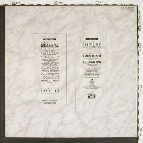Napoli,Francesco: Balla Balla-Vol.2, rec.1 vg+&sol;vg+, BCM (B.C. 12-2104-Q), D Typ: 12"*2 Best.-Nr.: V7719 Preis: 5,00 Euro.