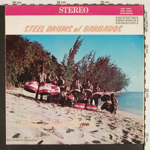 Barbados Steel: Steel Drums of Barbados, vg+/m-, Request Rec.(SRLP 10091), US,  - LP - V7906 - 9,00 Euro