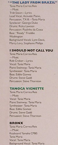 Maria,Tania: The Lady From Brazil, Manhattan (24 0663 1), NL, 1986 Typ: LP Best.-Nr.: V2443 Preis: 6,00 Euro