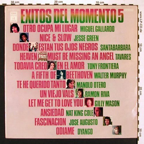 V.A.Exitos Del Momento 5: Miguel Gallardo... Dyango, 12 Tr., Odeon / EMI(062-21331), E, woc, 1977 - LP - V5077 - 5,00 Euro