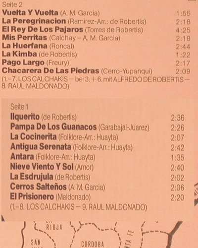 Los Calchakis / Raul Maldonado: Festival Argentina 78, Arion(6.23463 AO), D, 1978 - LP - V5273 - 6,00 Euro