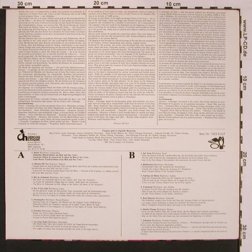 Ukamau: Folklore de Bolivia, Eulenspiegel (EULP 1023), D Typ: LP Best.-Nr.: V5591 Preis: 5,00 Euro