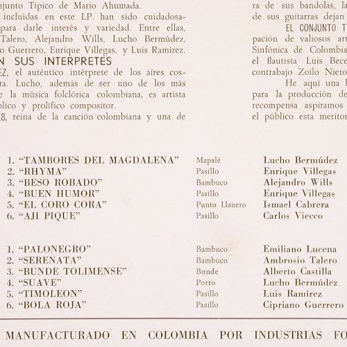 V.A.Cafe - Colombia Y Su Musica 1+2: Lucio Bermudez... Alvaro Romero, Philips,Mono (P 631816 L/821L), Colombia Typ: LP*2 Best.-Nr.: V6562 Preis: 24,00 Euro.