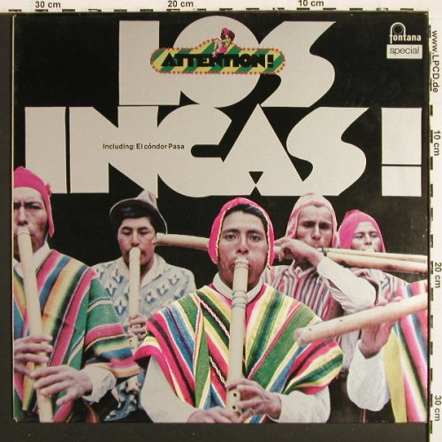 Los Incas: Attention! Incl. El condor Pasa, Fontana(6444 113), D, 1972 - LP - V7492 - 7,50 Euro