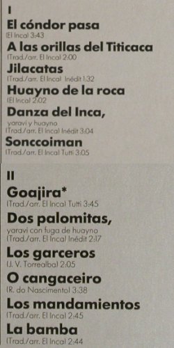 Los Incas: Attention! Incl. El condor Pasa, Fontana(6444 113), D, 1972 - LP - V7492 - 7,50 Euro