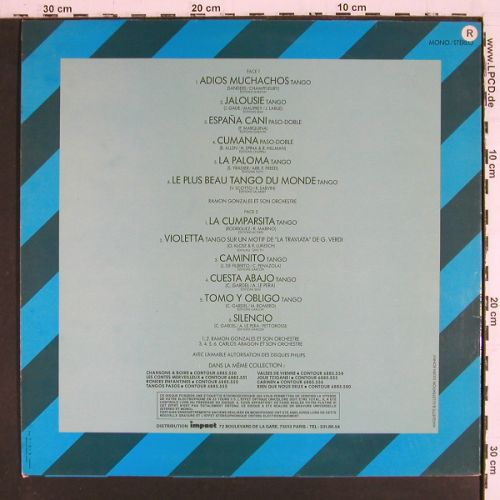 V.A.Tangos et Pasos: Orch.Ramon Gonzales et C.Aragon, Contour (6885.553), F Typ: LP Best.-Nr.: V7878 Preis: 7,50 Euro.