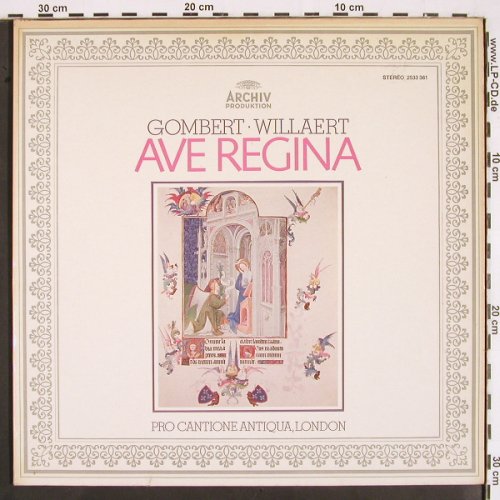 V.A.Ave Regina: Nicolas Gombert...Philippede Monte, Archiv (2533 361), D, m /vg+, 1977 Typ: LP Best.-Nr.: K1319 Preis: 5,00 Euro