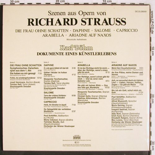 Strauss,Richard: Szenen aus Opern von, Foc, Acanta (DE 23.280/81), D, Mono, 1979 Typ: 2LP Best.-Nr.: K1384 Preis: 9,00 Euro