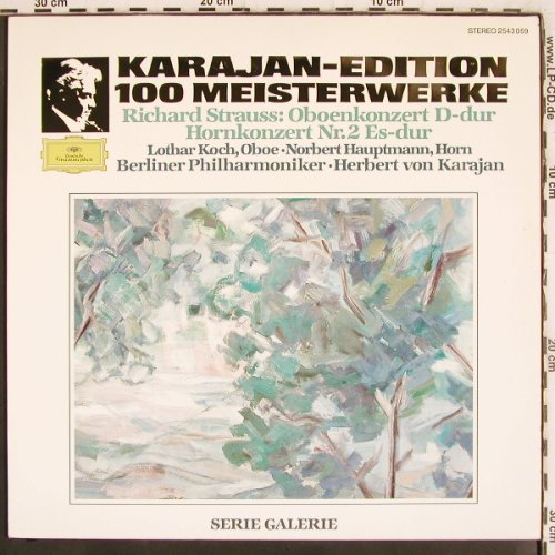 Strauss,Richard: Oboenkonzert D-dur/Hornkonzert Nr.2, D.Gr. Gallerie (2543 059), D, 1982 Typ: LP Best.-Nr.: K1388 Preis: 6,00 Euro