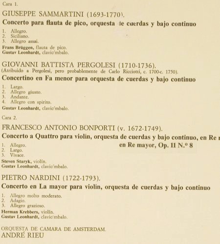 V.A.Maestros italianos entre el: Borroco y el Clasico, Telefunken, Muster (SAWT 9415), E, 1974 Typ: LP Best.-Nr.: K1398 Preis: 7,50 Euro