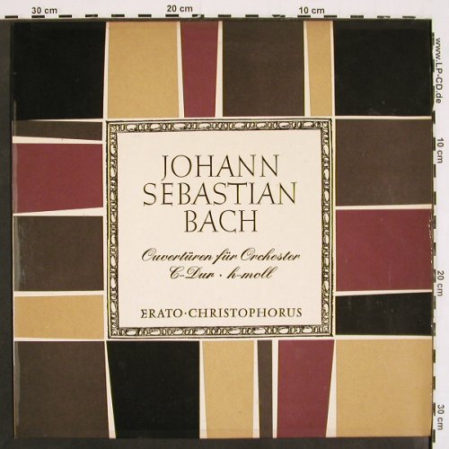 Bach,Johann Sebastian: Ouvertüren f.Orchester,BWV1066,1067, Christophorus (CGLP 75 735), D, Mono Typ: LP Best.-Nr.: K1405 Preis: 7,50 Euro