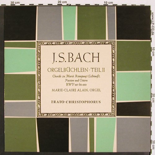Bach,Johann Sebastian: Orgelbüchlein Teil2,BWV 617 bis 630, Christophorus(CGLP 73 710), D, Mono, 1962 - LP - K1408 - 9,00 Euro