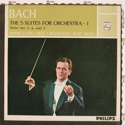 Bach,Johann Sebastian: The 5 Suites for Orchestra -1/1,4&5, Philips(A 00557 L), NL, Mono,  - LP - K1411 - 9,00 Euro