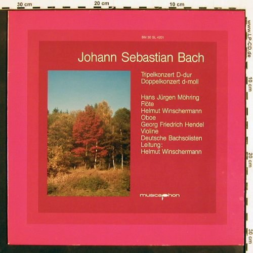 Bach,Johann Sebastian: Tripelkonzert D-dur, Doppelk.d-moll, Musicaphon(BM 30 SL 4201), D, 1980 - LP - K1412 - 9,00 Euro