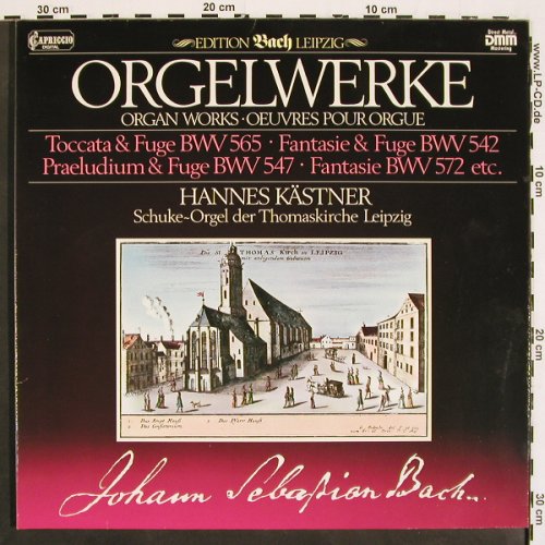 Bach,Johann Sebastian: Orgelwerke,Toccata uFuge d-moll,565, Capriccio(41 578 6), D, 1984 - LP - K1414 - 7,50 Euro