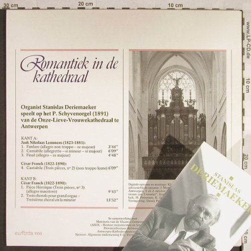 Franck,Cesar /Jaak Nikolaas Lemmens: Romantiek in de Kathedraal, Foc, Eufoda (1109), NL, 1986 Typ: LP Best.-Nr.: K1417 Preis: 6,00 Euro