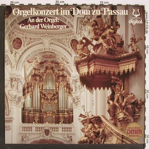 Bach,Johann Sebastian / F.Liszt: Orgelkonzert im Dom zu Passau, Christophorus (SCGLX 73 995), D, 1988 Typ: LP Best.-Nr.: K1418 Preis: 6,00 Euro