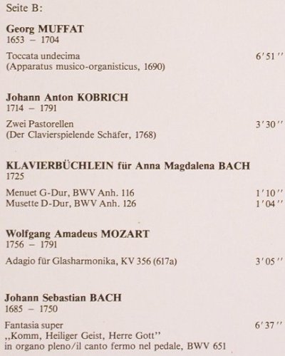 V.A.Die Egedacher-Orgel der: Stiftskirche Zwettl, DG(OFZs 03/85), D, 1986 - LP - K1423 - 9,00 Euro