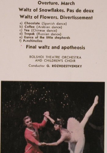 Tschaikowsky,Peter: Nutcracker, Ballet excerpts, Melodia (CM 0673-74), USSR, Ri Typ: LP Best.-Nr.: K1449 Preis: 9,00 Euro