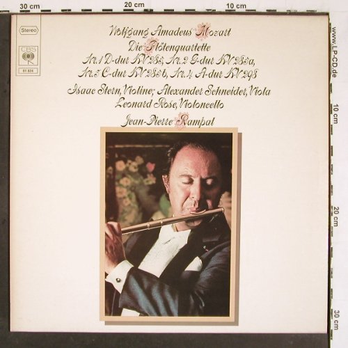 Mozart,Wolfgang Amadeus: Die Flötenquartette Nr.1-4, CBS (CBS 61 824), NL, 1978 Typ: LP Best.-Nr.: K1453 Preis: 7,50 Euro