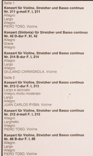 Vivaldi,Antonio: Sechs Konzerte,Violine,Streicher..., EMI /Erato Serie (C 065-30 913 Q), D, 1976 Typ: LP Best.-Nr.: K1454 Preis: 7,50 Euro
