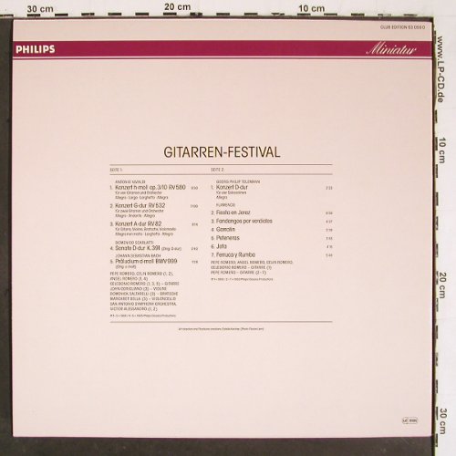 Los Romeros: Gitarren-Festival (1963-1968), Philips Club-Ed. (63 0590), D, Ri Typ: LP Best.-Nr.: K1455 Preis: 9,00 Euro