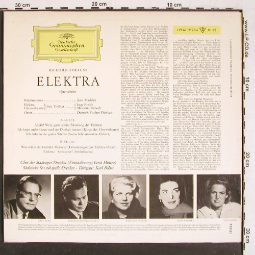 Strauss,Richard: Elektra, Querschnitt, D.Gr. (LPEM 19 234), D, 1961 Typ: LP Best.-Nr.: K1456 Preis: 7,50 Euro