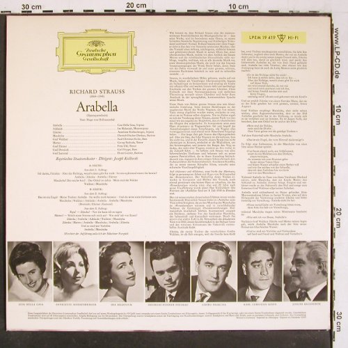 Strauss,Richard: Arabella - Opernquerschnitt, D.Gr.(LPEM 19 419), D, 1963 - LP - K1465 - 7,50 Euro